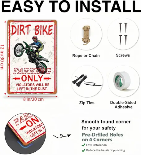 Miniatura 3 de Divertidos accesorios de motocross para niños, decoración de habitación de niños, motocross para niños, suministros de fiesta de cumpleaños