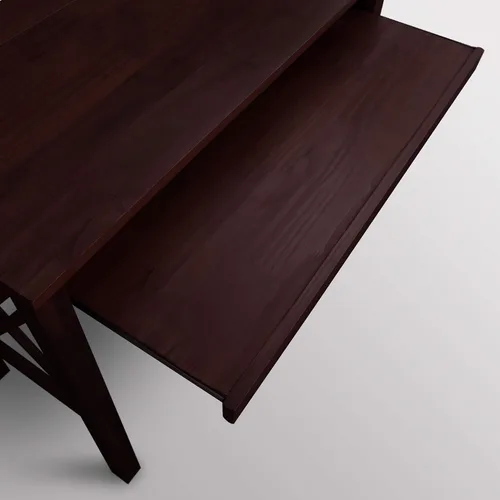 Miniatura 13 de Casual Home Montego - Escritorio plegable con bandeja extraíble, color espresso