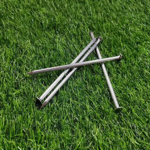 Miniatura 3 de Estacas de paisaje, picos de paisaje galvanizados de metal para césped artificial, picos de tienda, bordes de pavimentadora (50, 6 pulgadas)