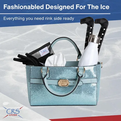 Miniatura 94 de CRS Cross Rink Side Tote. Ice Skating Accessory Bag-Figure Skating, Roller, Inline Skaters, Dance, Cheer.Organizes Guards Water Bottle Phone