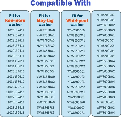 Miniatura 4 de MVW7232HW0 MVWB835DW3 W10754448 Embrague de arandela apto para May-tag bravos xl MVWB865GC0 MVWB835DW4 MVW7232HW1 MVWB755DW0 MVWB755DW1 MVWB765FF1