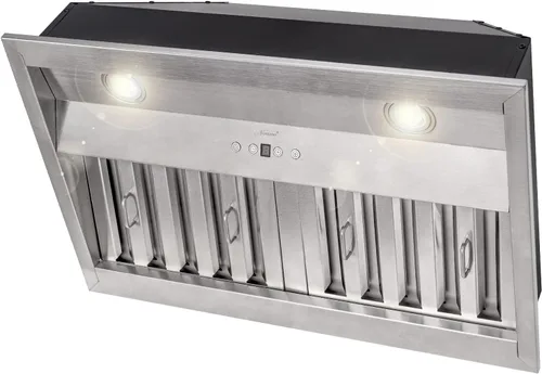 Miniatura 10 de Akicon Inserto para campana extractora de 30 pulgadas, 600 CFM, inserto de conducto de acero inoxidable ultra silencioso, campana de ventilación
