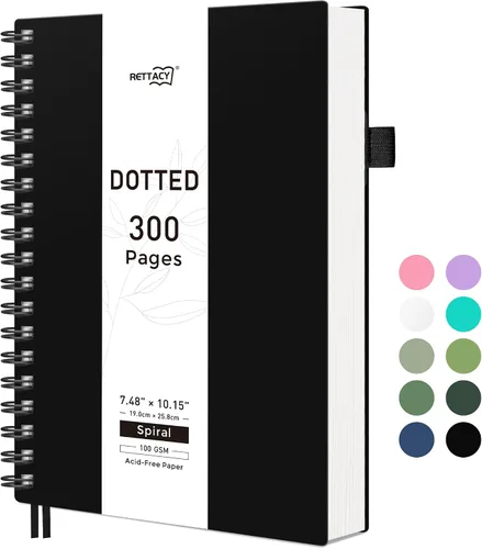 Miniatura 12 de RETTACY Cuaderno de bolsillo, 160 páginas forradas, tamaño mini A6 (4.5" × 5.7"), para trabajo, diario, escritura, papel grueso de 100 g/m²
