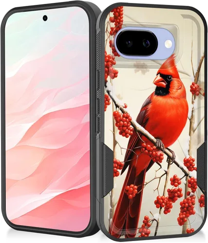 Miniatura 128 de Funda para Pixel 7a, resistente de doble capa híbrida de policarbonato duro de goma suave a prueba de golpes para Google Pixel 7A 6.1 pulgadas