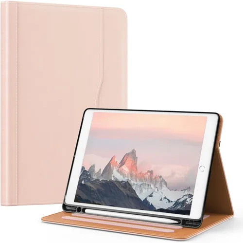 Miniatura 15 de OKP Funda para iPad de 9ª generación 2021/8ª generación 2020/7ª generación 2019 de 10.2 pulgadas, funda con visión multiángulo, cuero PU con soporte