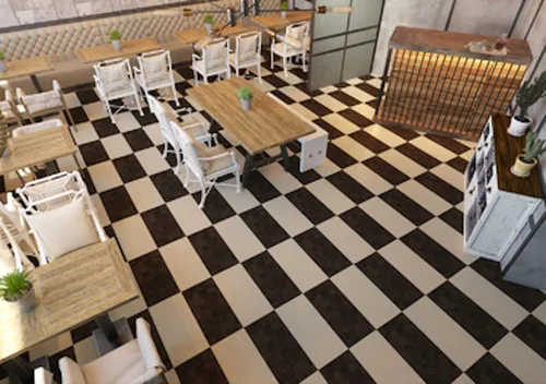 Miniatura 7 de Lucida Surfaces Azulejos de vinilo de lujo para piso Suelo adhesivo para pegar 18 tablones de aspecto texturizado Bloques de madera de fibra