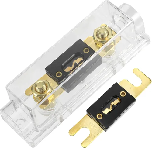 Miniatura 16 de X AUTOHAUX 1 Unidades de audio para coche 0 4 8 calibre en línea ANL portafusibles transparente transparente bloque de fusibles con 2 unids 125A