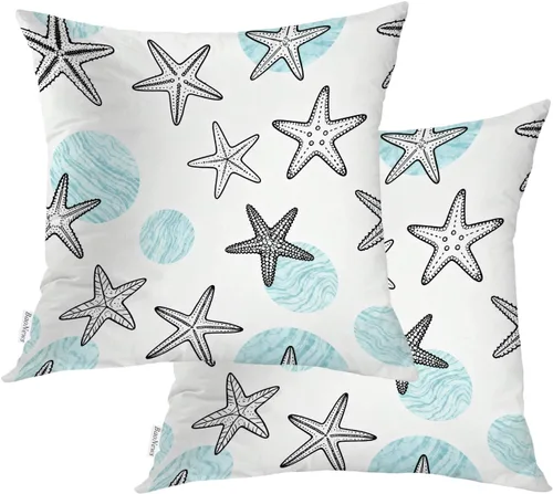 Miniatura 76 de Fundas de almohada con diseño de pinos y pájaros, bayas rojas, hojas de acebo, fondo beige, funda de cojín de mezcla digital, funda de almohada