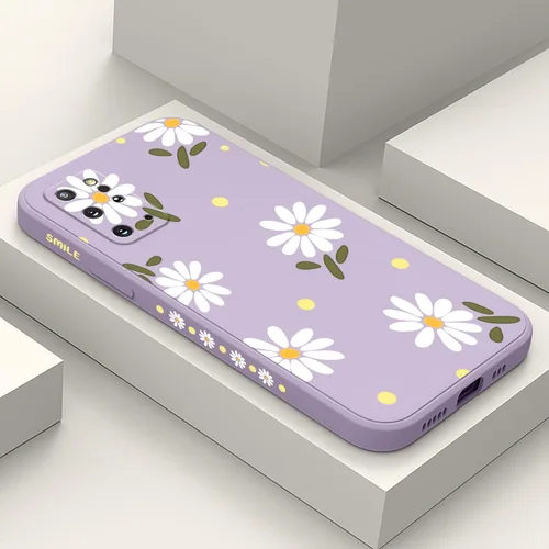 Miniatura 12 de LEECG para Samsung Galaxy S20 Funda, Diseño Creativo Lateral con Forro de Microfibra de Silicona Suave con Patrón de Flores para Cubierta de negro