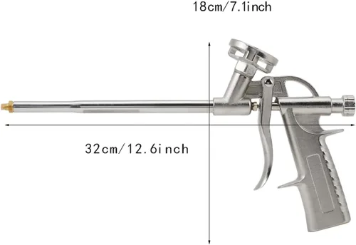 Miniatura 5 de Uds espuma expandible pistola de pulverización sellador dispensación PU herramienta aplicador aislante gran cosas aplicador de espuma Insulg 3.94 X