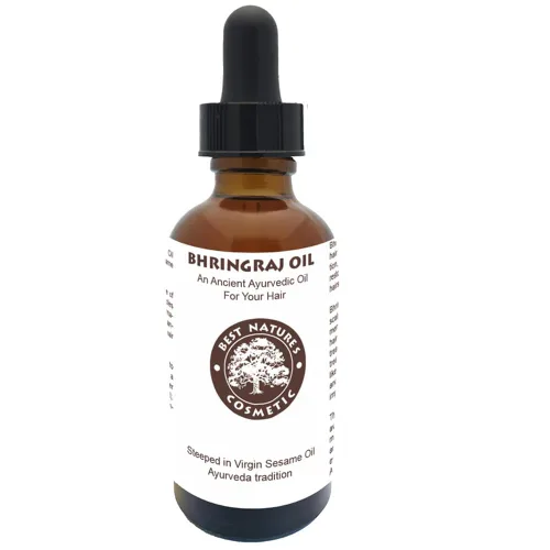 Miniatura 5 de Best Natures Aceite de Bhringraj, aceite de Eclipta Alba indio, puro y natural, limpia el cuero cabelludo, mejora la apariencia general del cabello.