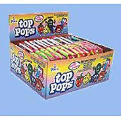 Miniatura 8 de Top/Taffy Pops Sabores Surtidos 48ct