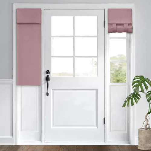 Miniatura 73 de HOMEIDEAS Cortinas Opacas para Aula para Puerta Principal, Cubierta de Ventana de Puerta de Aula, Persianas de Privacidad con Aislamiento Térmico