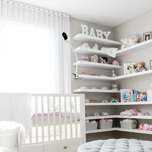 Miniatura 8 de Soporte para monitor de bebé con cuello de cisne para Motorola, Owlet, VAVA, Arlo Baby Monitor y la mayoría de cámaras de seguridad universales