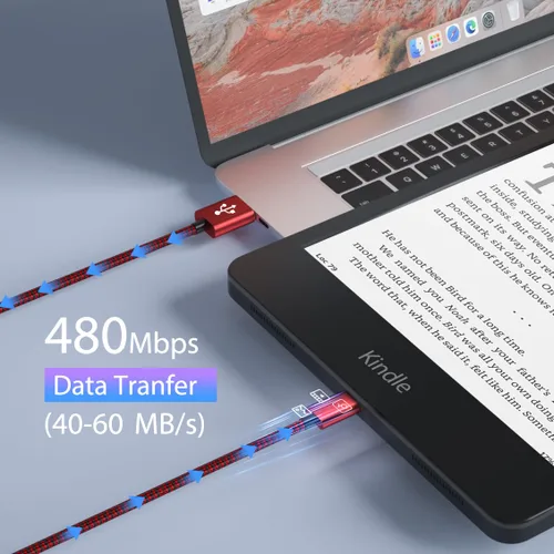 Miniatura 8 de Cable de carga USB C para Amazon Fire HD 10 de 9ª a 11ª generación 2019 2021, HD 8 2020 2024 Gen HD7 2022 Tablet Kids Pro Edition, cable de carga