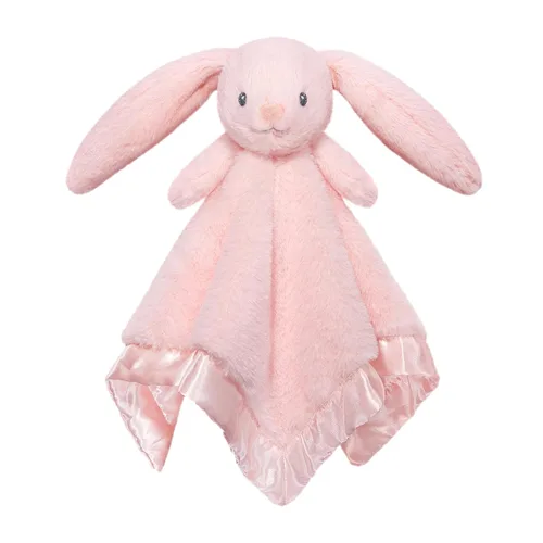 Miniatura 14 de Manta de Seguridad con Oso - Manta Suave para Bebé Lovey, Manta Esponjosa Unisex Lovie, Juguetes de Peluche para Acurrucarse, Oso de Peluche