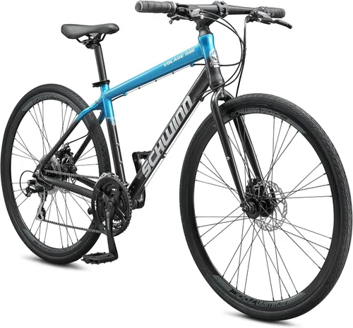 Miniatura 11 de Schwinn Volare 1300 Bicicleta de carretera, 700c para hombre y mujer, bicicleta de carretera de barra de caída de 14 velocidades, marco de aluminio