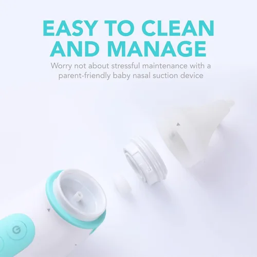Miniatura 4 de Aspirador nasal eléctrico para bebés, máquina de succión de nariz para recién nacidos, niños y adultos, aspiradora automática de mocos Booger