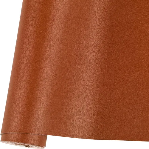 Miniatura 26 de Ramya Hojas de cuero sintético de color sólido liso 1 rollo 12"X53" (30 cm X 135 cm), la piel sintética es ideal para proyectos de manualidades DIY