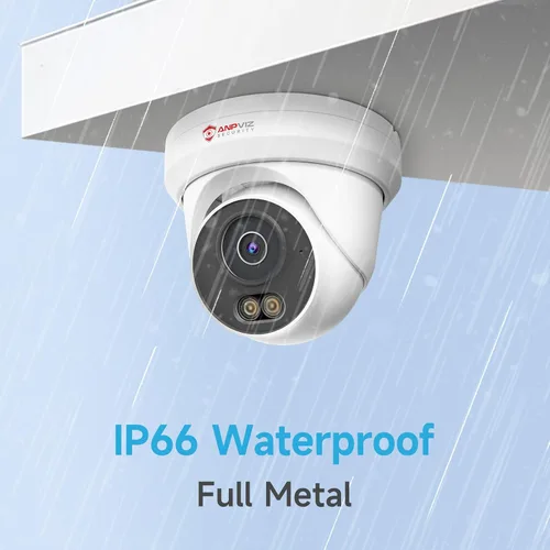 Miniatura 6 de Anpviz Cámara IP PoE de 6 MP, cámara IP de seguridad de torreta de metal completo 3K para exteriores e interiores, visión nocturna inteligente