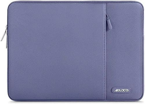 Miniatura 68 de MOSISO Funda vertical de poliéster con bolsillo para laptop de 15, 15.6 y 16 pulgadas, para computadora MacBook Pro 16 M4, M3, M2 y M1, HP, Acer