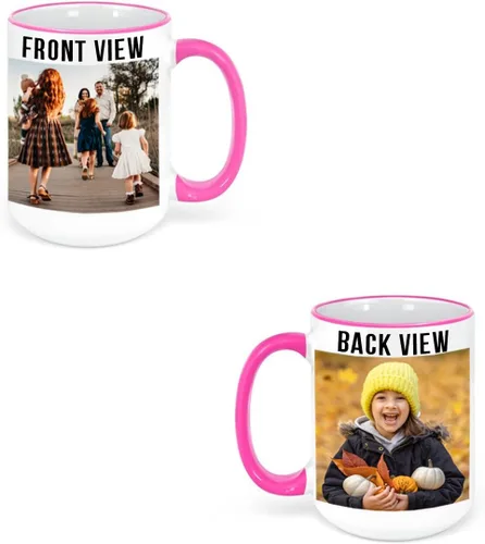 Miniatura 3 de Taza de café personalizada, regalo personalizado, taza de cerámica con foto, imágenes o texto, novedad de tazas personalizadas, perfecta para Borde