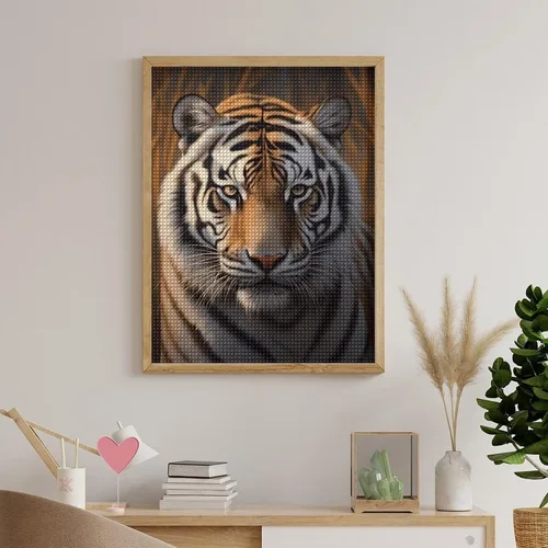 Miniatura 5 de Tiger Diamond Art Kits for Adults Diamond Art Diamond Painting DIY 5D Diamond Painting Kit Diamond Painting Kits for Adults Gem Art Square Diamond
