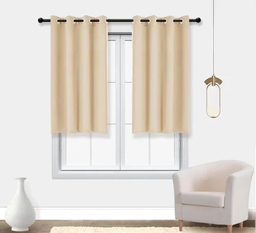 Miniatura 126 de PI Cortinas opacas para dormitorio, tratamiento de ventana con aislamiento térmico de anillo superior, cortinas oscurecedoras de habitación