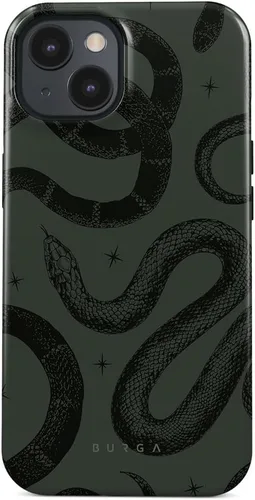 Miniatura 25 de BURGA - Funda compatible con iPhone 12, apta para carga inalámbrica, carcasa rígida híbrida de 2 capas + funda de silicona, resistente, ajuste