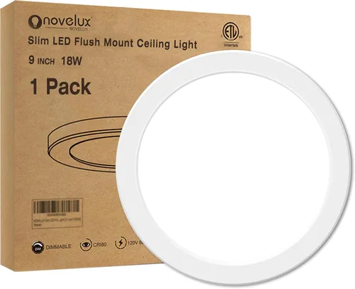 Miniatura 15 de Lámpara de techo de montaje empotrado de 5 pulgadas, regulable, luz de techo LED blanca de 5000 K, lámpara de techo redonda ultrafina para 2-Blanco