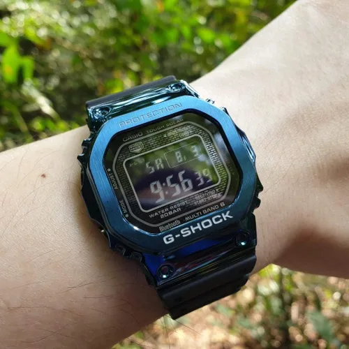 Miniatura 4 de Reloj Casio G-Shock Full Metal Digital Azul GMWB5000G-2 para hombre
