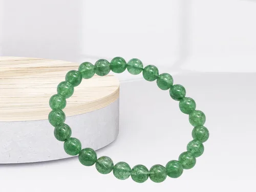 Miniatura 129 de Amazing Gemstone Pulsera de cristal para mujeres y hombres, pulsera de cristal curativo de protección, pulsera elástica con cuentas de piedras