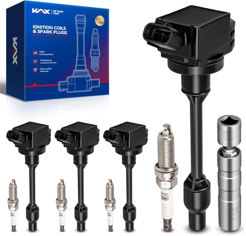 Miniatura 20 de Bobina de encendido KAX UF303 Paquete de 6 unidades Compatible con Trailblazer, Envoy XL, H3, Trailblazer EXT, Rainier, i-370, i-350, i-290, i-280