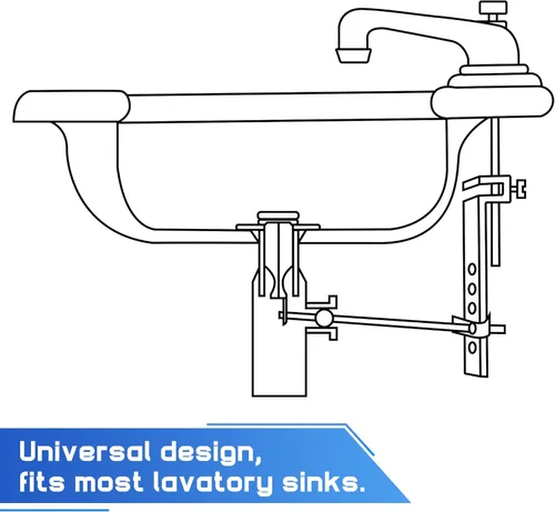 Miniatura 7 de Enhon Tapones desplegables de 2 agujeros, tapón cromado para fregadero de baño que se adapta a la mayoría de diseños de drenaje emergente, 4-1/2
