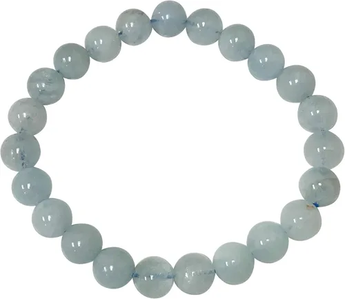 Miniatura 406 de Gem Avenue Handmade Round Bead Stretch Bracelet Unisex Natural Stone Beaded Jewelry for Men & Women, Elastic Wristband for Daily Wear