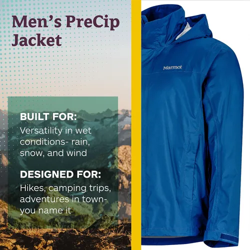Miniatura 2 de Marmot Chaqueta PreCip para hombre ligera impermeable