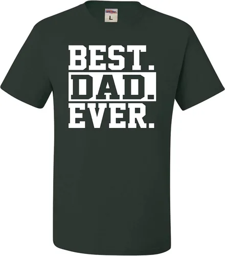 Miniatura 12 de Go All Out Camiseta de adulto para el día del padre con texto en inglés Best Dad Ever #1 Dad World's Greatest Dad