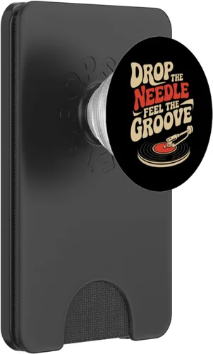 Miniatura 8 de Vinyl Record Collector Retro Music Turntable Lover PopSockets Adhesive PopGrip