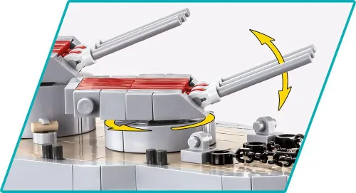 Miniatura 5 de COBI - Colección histórica de la Segunda Guerra Mundial, USS Arizona (BB-39)