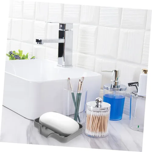 Miniatura 5 de Jabonera de silicona y soporte de esponja para fregadero de cocina y ducha, bandeja de jabón autodrenante para una fácil limpieza y organización