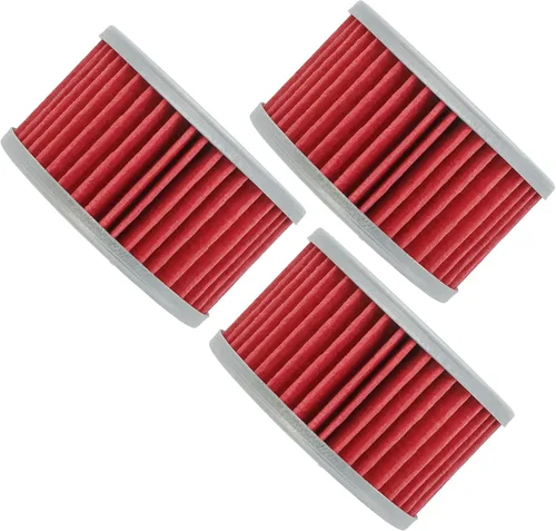 Miniatura 4 de Caltric Paquete de 3 filtros de aceite compatibles con Suzuki Ls650 Ls 650 Ls-650 Boulevard S40 2005-2012