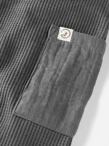 Miniatura 2 de little planet by carter's Organic Cotton Waffle Knit Button-front Jumpsuit