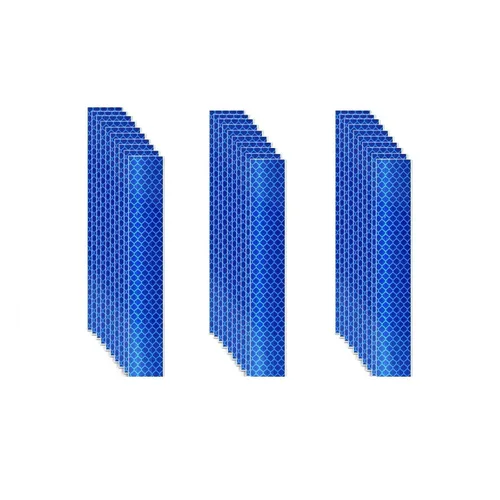 Miniatura 133 de Cinta reflectante blanca de 4 pulgadas, adhesivo de seguridad de advertencia impermeable para exteriores (10 pies)