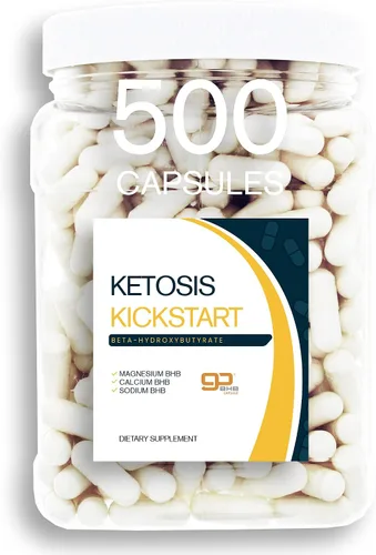 Miniatura 8 de Ketosis Kickstart - Sales de beta-hidroxibutirato de 750 CT para dieta cetogénica en un tarro de agarre cuadrado transparente
