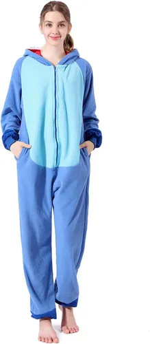 Miniatura 5 de OGU' DEAL Pijama unisex para adultos, ropa de dormir con diseño de animales para disfraz de fiesta de Halloween, traje diario de dibujos animados