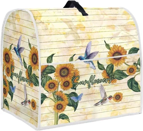 Miniatura 11 de Funda para batidora de pie de libélula bohemia compatible con mezclador de cocina de 4.5 a 5 cuartos de galón, a prueba de polvo, cubierta