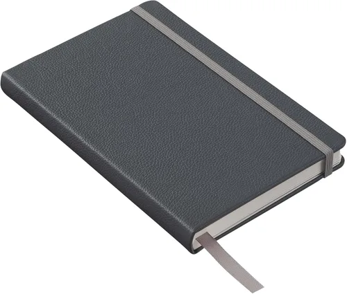 Miniatura 2 de Cuaderno de escritura clásico de cuero, tapa dura, cierre elástico, páginas con rayas estrechas, colección Inspire
