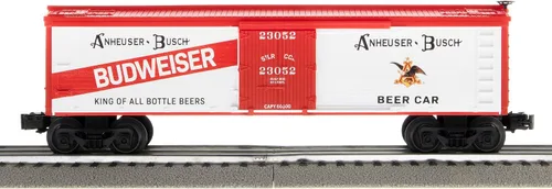 Miniatura 15 de Lionel Anheuser Busch Budweiser - Juego de tren eléctrico de calibre O Bluetooth 5.0 con control remoto, control de voz, luces, sonidos y humo, a
