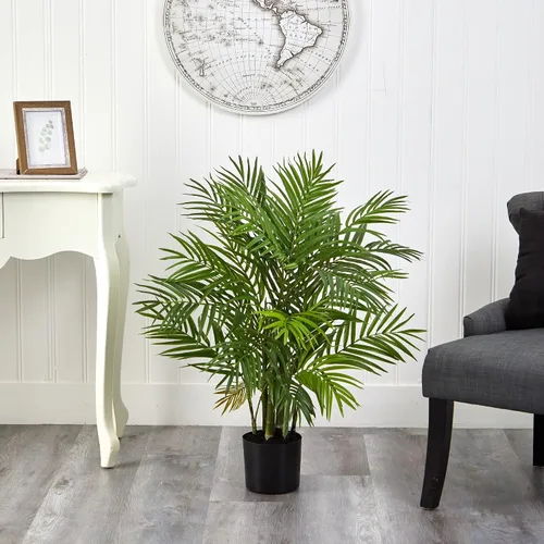 Miniatura 2 de Nearly Natural Palmera de seda areca de 3 pies