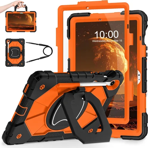 Miniatura 13 de WESOROL Funda para Samsung Galaxy Tab S10 Lite/S10 FE/S9 FE/S9 10.9/11 pulgadas (2025/2023), Funda para Tableta Galaxy Tab S9 a prueba de golpes